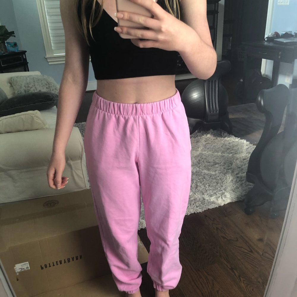 Brandy Melville Rosa Pink Sweatpants